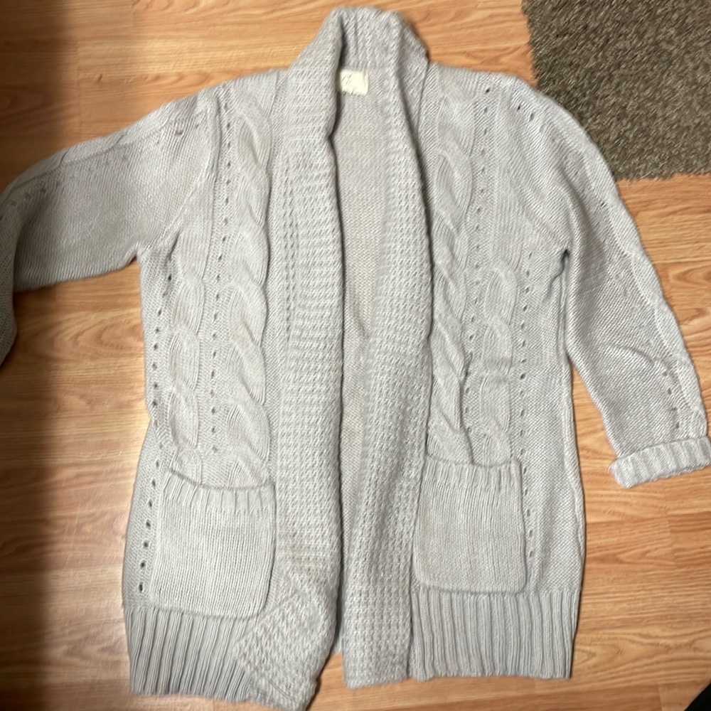 Warm long sweater